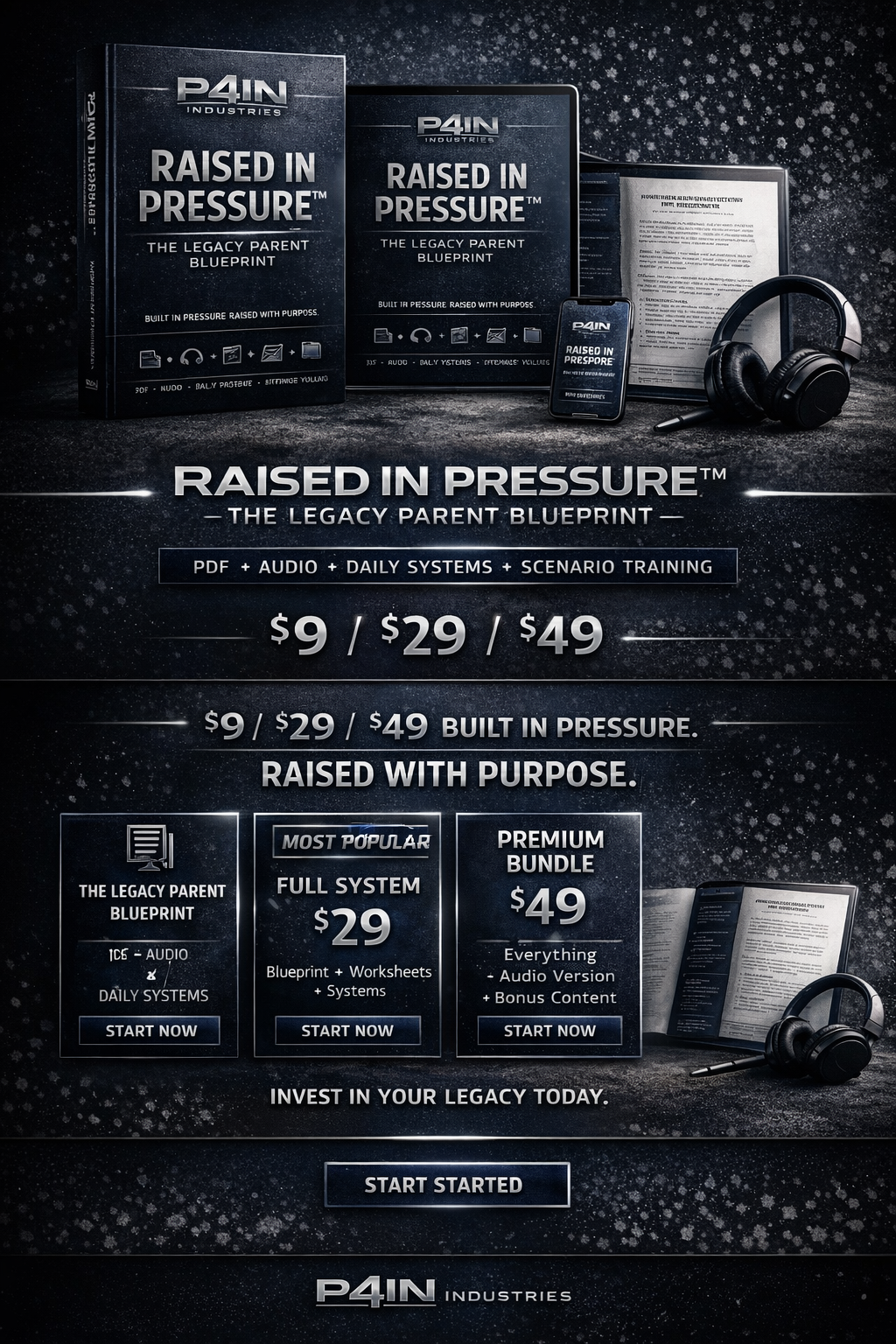 💎 RAISED IN PRESSURE™ The Legacy Parent Blueprint