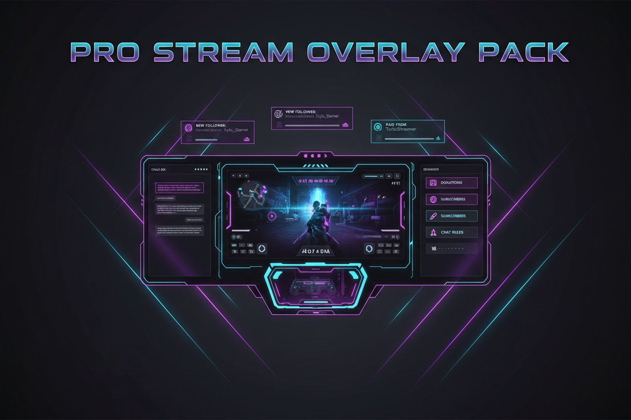 Pro Stream Overlay Pack